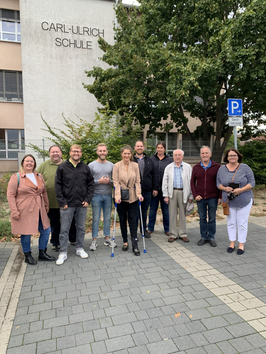 Der Schularbeitskreis der Kreistagsfraktion und die Weiterstädter CDU-Fraktion besuchten gemeinsam die Carl-Ulrich-Schule in Weiterstadt.